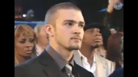 Justin Timberlake lors des MTV Video Music Awards 2003, le dimanche 28 août 2003.