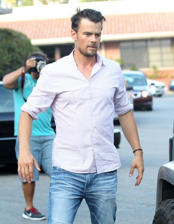 Josh Duhamel à Brentwood, le 24 août 2013.