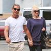 Gwen Stefani et Gavin Rossdale se rendent au restaurant Hugo's à West Hollywood pour un déjeuner en tête à tête. Los Angeles, le 27 août 2013.
