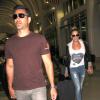 LeAnn Rimes et son mari Eddie Cibrian arrivent à l'aéroport LAX de Los Angeles pour prendre un avion. Le 27 août 2013.