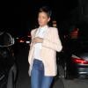 Rihanna quitte le restaurant Giorgio Baldi à Santa Monica, le 28 août 2013.