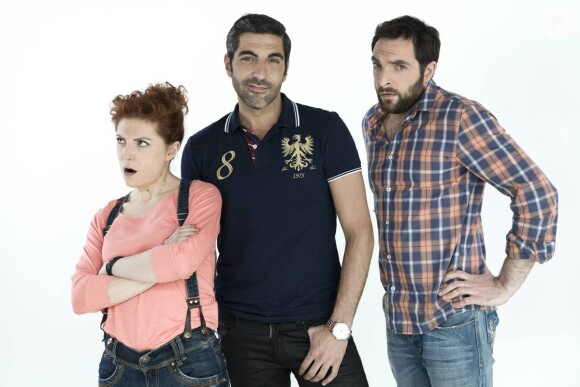 Ary Abittan, Emma et Fabien dans le prime de Scènes de ménages, le 17 septembre 2013 à 20h50 sur M6