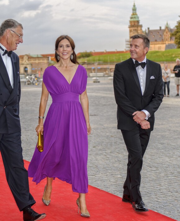 La princesse Mary de Danemark, dans une robe violette exquise, présidait le 29 août 2013 à la Maison de la Culture d'Helsingor les INDEX Awards 2013, prestigieux prix internationaux dédiés au design ''durable''.
