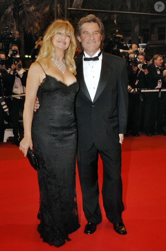 Goldie Hawn et Kurt Russell à Cannes, le 22 mai 2007.
