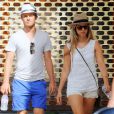 Le pilote F1 Nico Rosberg avec sa compagne Vivian Sibold à Ibiza le 8 août 2013.