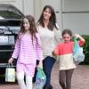 Soleil Moon Frye et ses enfants le 14 avril 2013 à Beverly Hills.