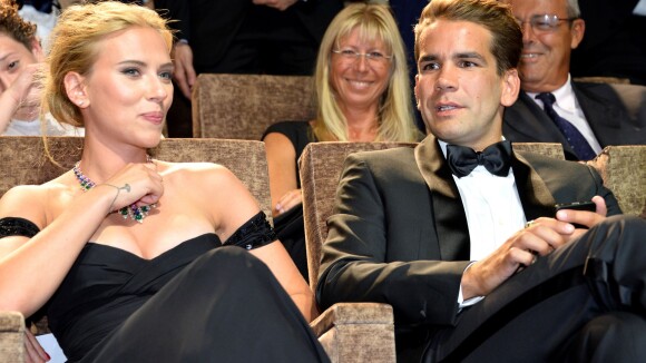 Scarlett Johansson et Romain Dauriac : En amoureux à la Mostra