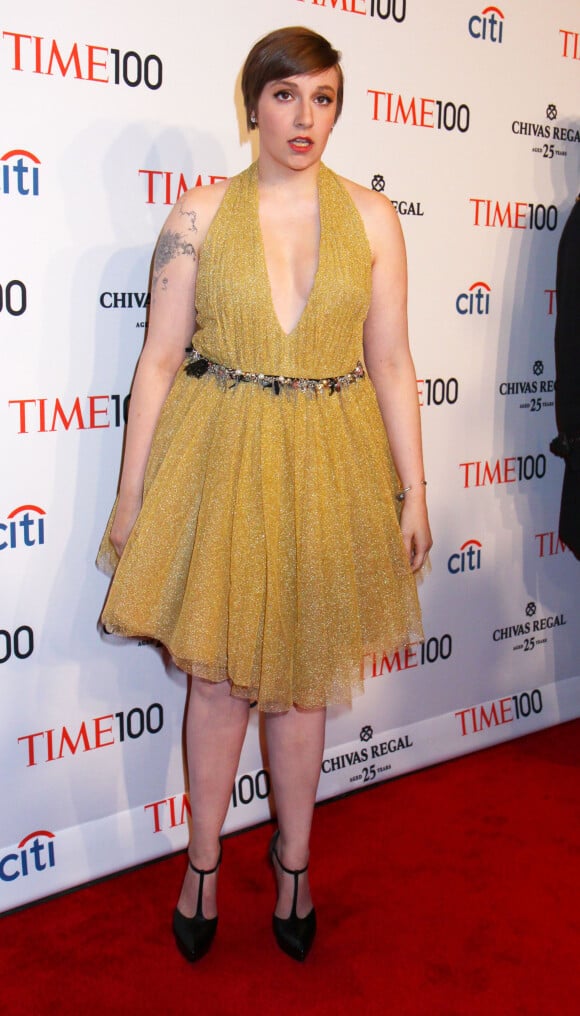 Lena Dunham au Gala "Time 100", à New York, le 23 avril 2013.