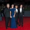 Alan Rickman, Rebecca Hall, le réalisateur Patrice Leconte et Richard Madden lors de la présentation du film Une promesse lors de la Mostra de Venise le 4 septembre 2013