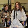Léa Seydoux et Adèle Exarchopoulos arrivant à l'aéroport international de Toronto pour le festival du film le 4 septembre 2013