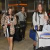 Léa Seydoux et Adèle Exarchopoulos arrivant à l'aéroport international de Toronto pour le festival du film le 4 septembre 2013