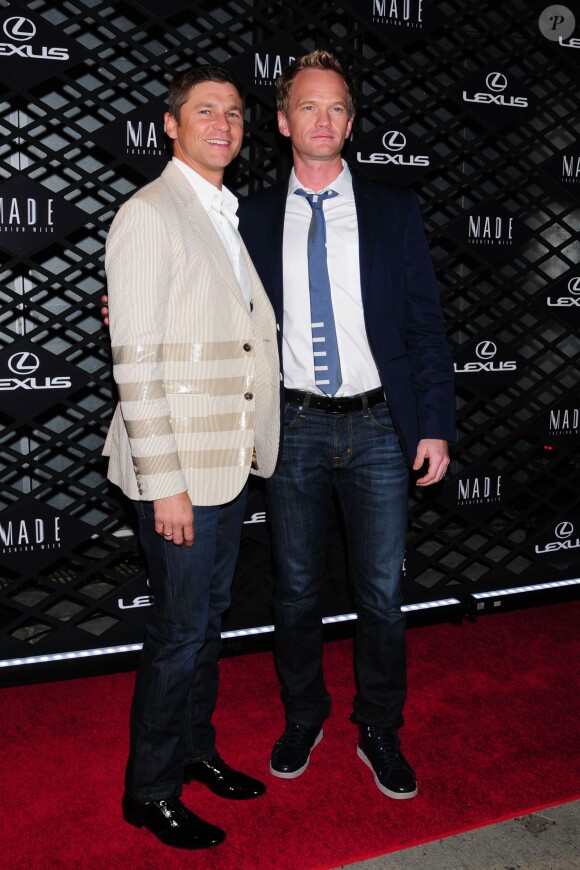David Burtka et Neil Patrick Harris assistent à la soirée Lexus Design Disrupted au SIR Stage 37. New York, le 5 septembre 2013.