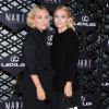 Mary-Kate Olsen et Ashley Olsen assistent à la soirée Lexus Design Disrupted au SIR Stage 37. New York, le 5 septembre 2013.