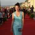 Helena Noguerra (bijoux Swarovski) lors du 27e Festival du Film Romantique de Cabourg, le 15 juin 2013