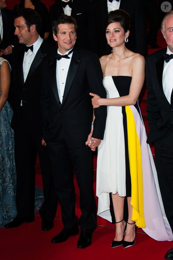 Marion Cotillard et Guillaume Canet lors de la projection du film Blood Ties au Festival de Cannes le 20 mai 2013