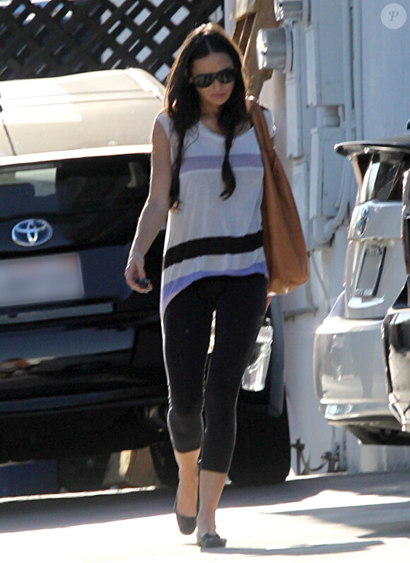 Demi Moore à West Hollywood, le 12 août 2012.