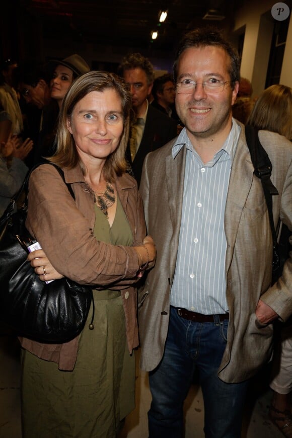 Martin Hirsch et sa femme - 50e anniversaire de France Culture au Palais de Tokyo. Le 7 septembre 2013.