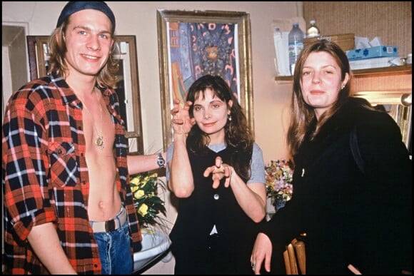 Guillaume Depardieu, Marie Trintignant et Chiaria Mastroianni à Paris, le 1er avril 1994.