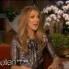 Céline Dion parle de ses enfants sur le plateau d'Ellen DeGeneres, le 11 septembre 2013.