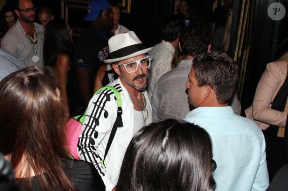 David Arquette a fêté en grande pompe ses 42 ans lors d'une soirée de folie au club Bootsy Bellow à Los Angeles, le 7 septembre 2013.