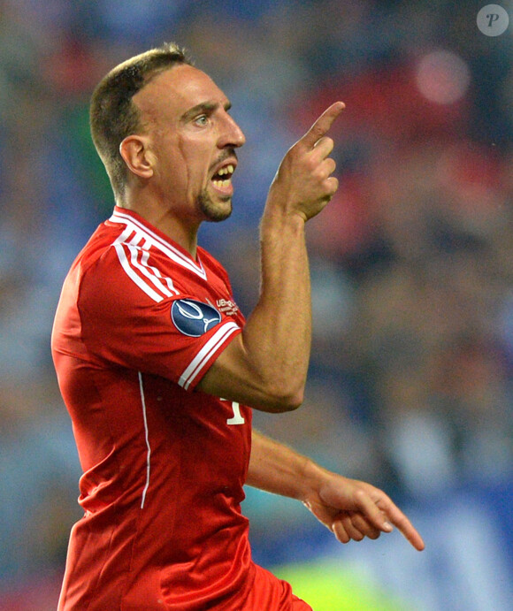 Franck Ribery à l'Eden Stadium de Prague le 30 août 2013
