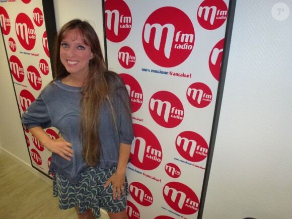 La chanteuse Lynda Lemay, invitée de marque de Bernard Montiel sur MFM radio le samedi 14 septembre 2013.
