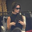 Victoria Beckham, aperçue dans l'enceinte de la boutique J. Crew dans le quartier de SoHo. New York, le 12 septembre 2013.
