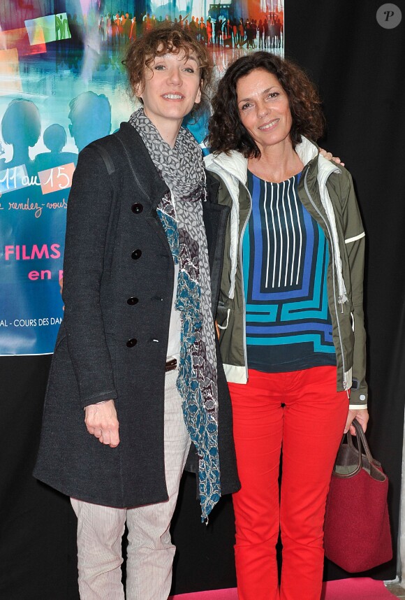 Virginie Lemoine et Elisabeth Bourgine - 15e Festival de la Fiction TV de La Rochelle le 13 septembre 2013.