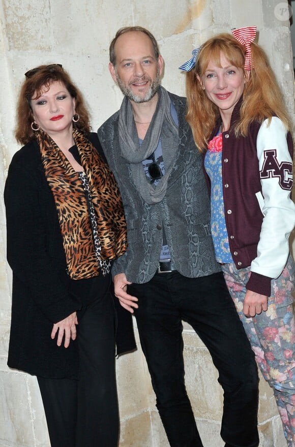 Catherine Jacob, Alain Bouzigues et Julie Depardieu posent pour le photocall du téléfilm 'La Famille Katz ' - 15e Festival de la Fiction TV de La Rochelle le 13 septembre 2013.
