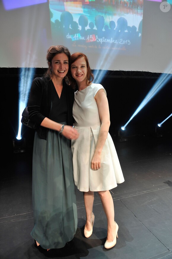 Julie Gayet et Odile Vuillemin - Cérémonie de clôture du 15e Festival De La Fiction TV de La Rochelle le 14 septembre 2013.
