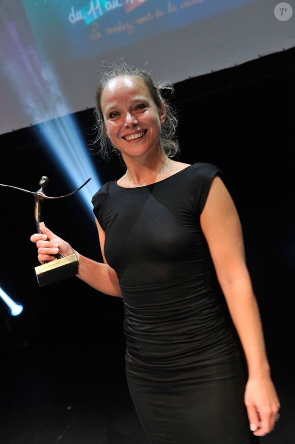 Marie Guillard, Meilleure Interprétation féminine - Cérémonie de clôture du 15e Festival De La Fiction TV de La Rochelle le 14 septembre 2013.