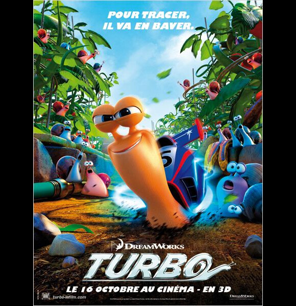 Affiche du film Turbo, en salles le 16 octobre 2013