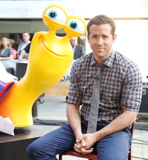 Ryan Reynolds lors de la promotion du dessin animé Turbo à New York le 17 juillet 2013