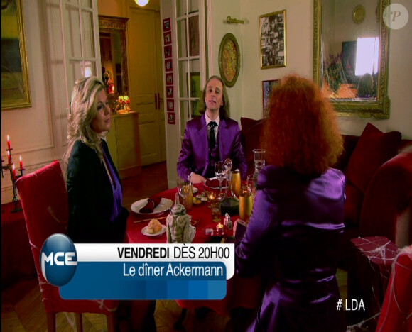 Cindy Lopes dîne avec les Ackermann dans la bande-annonce du Dîner Ackermann sur MCE