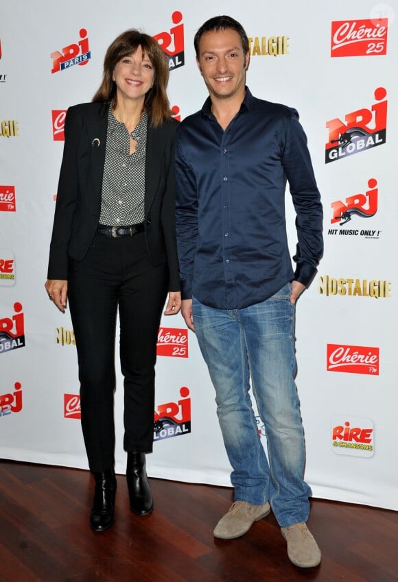 Anne Vilano et Ghyslain Rouanet lors de la conférence de rentrée du groupe NRJ au Musée du Quai Branly le 17 septembre 2013