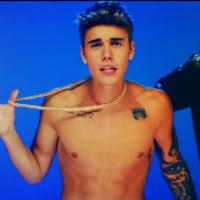 Justin Bieber : Torse nu, petits muscles et tatouages dans un clip de rap