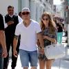 Jennifer Lopez et son petit ami Casper Smart dans les rues de Beverly Hills, le 17 septembre 2013.