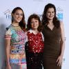Eva Amurri, sa mère Susan Sarandon et Geena Davis lors du gala "Au-delà de la faim, une place à table", organisé par Heifer International, à Los Angeles le 19 septembre 2013