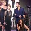 Patricia Kaas, Emmanuel Moire, Elodie Frégé, Nolwenn Leroy et Olivia Ruiz au concert des Francofolies hommage à Edith Piaf, au Beacon Theatre à New York, le 19 septembre 2013.