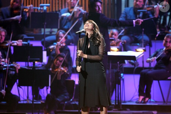 Nolwenn Leroy au concert des Francofolies hommage à Edith Piaf, au Beacon Theatre à New York, le 19 septembre 2013.
