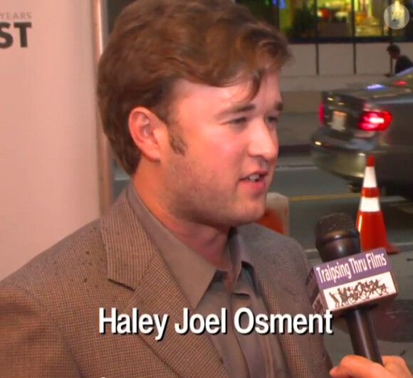 Haley Joel Osment en 2012