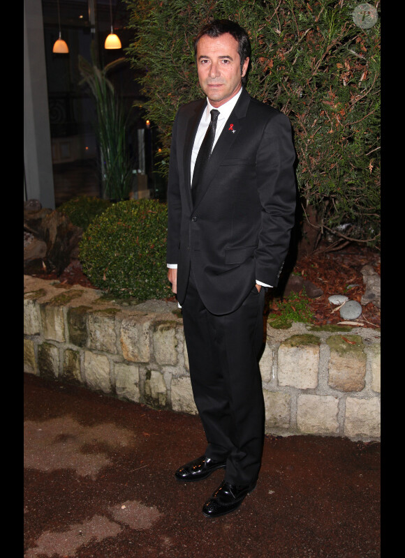 Bernard Montiel à Armenonville le 24 janvier 2013, lors du dîner de la mode pour le sidaction.