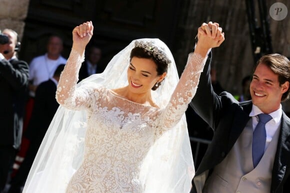 Le très beau mariage du prince Felix de Luxembourg et la princesse Claire en la basilique Sainte Marie-Madeleine de Saint-Maximin-La-Sainte-Baume, le 21 septembre 2013.