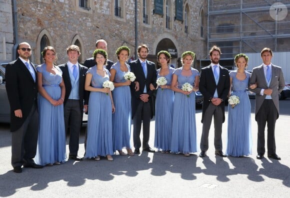 Le très beau mariage du prince Felix de Luxembourg et la princesse Claire en la basilique Sainte Marie-Madeleine de Saint-Maximin-La-Sainte-Baume, le 21 septembre 2013.