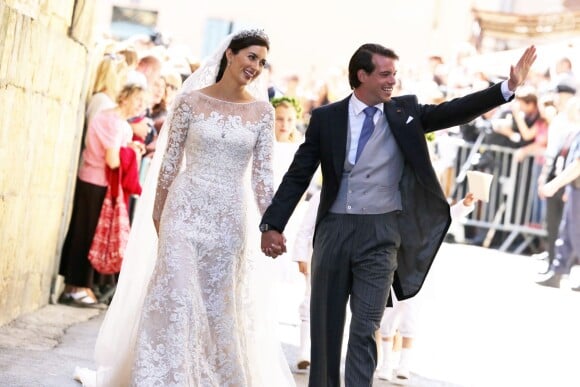 Le très beau mariage du prince Felix de Luxembourg et la princesse Claire en la basilique Sainte Marie-Madeleine de Saint-Maximin-La-Sainte-Baume, le 21 septembre 2013.