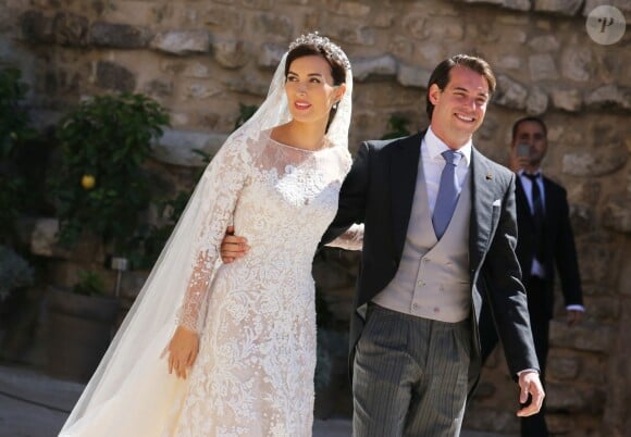 Le très beau mariage du prince Felix de Luxembourg et la princesse Claire en la basilique Sainte Marie-Madeleine de Saint-Maximin-La-Sainte-Baume, le 21 septembre 2013.