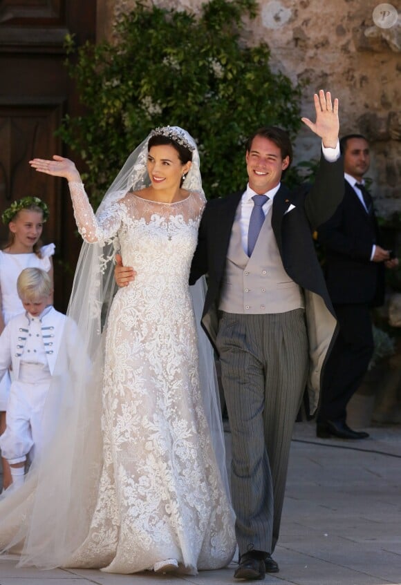 Le très beau mariage du prince Felix de Luxembourg et la princesse Claire en la basilique Sainte Marie-Madeleine de Saint-Maximin-La-Sainte-Baume, le 21 septembre 2013.