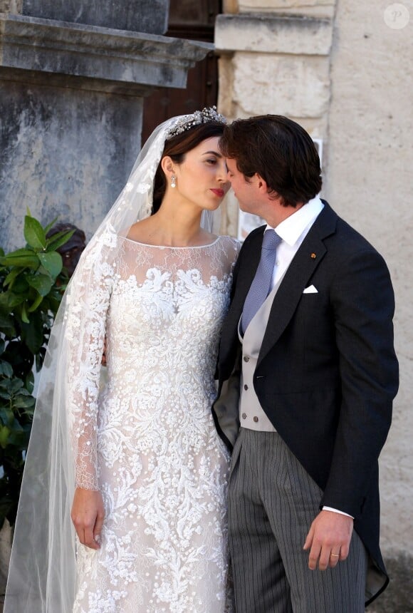 Le très beau mariage du prince Felix de Luxembourg et la princesse Claire en la basilique Sainte Marie-Madeleine de Saint-Maximin-La-Sainte-Baume, le 21 septembre 2013.
