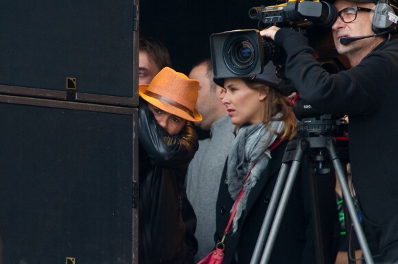 Exclusif - Jamel Debbouze et Melissa Theuriau à la Fête de l'Humanite à La Courneuve le 15 septembre 2013.