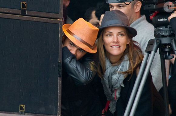 Exclusif - Jamel Debbouze et Melissa Theuriau à la Fête de l'Humanite à La Courneuve le 15 septembre 2013.